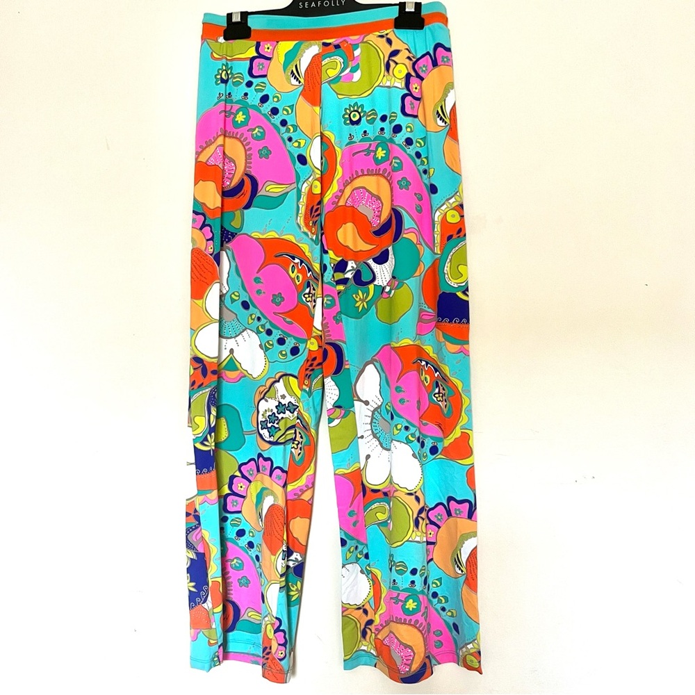 Vintage Trina Turk Low Rise beach Pants